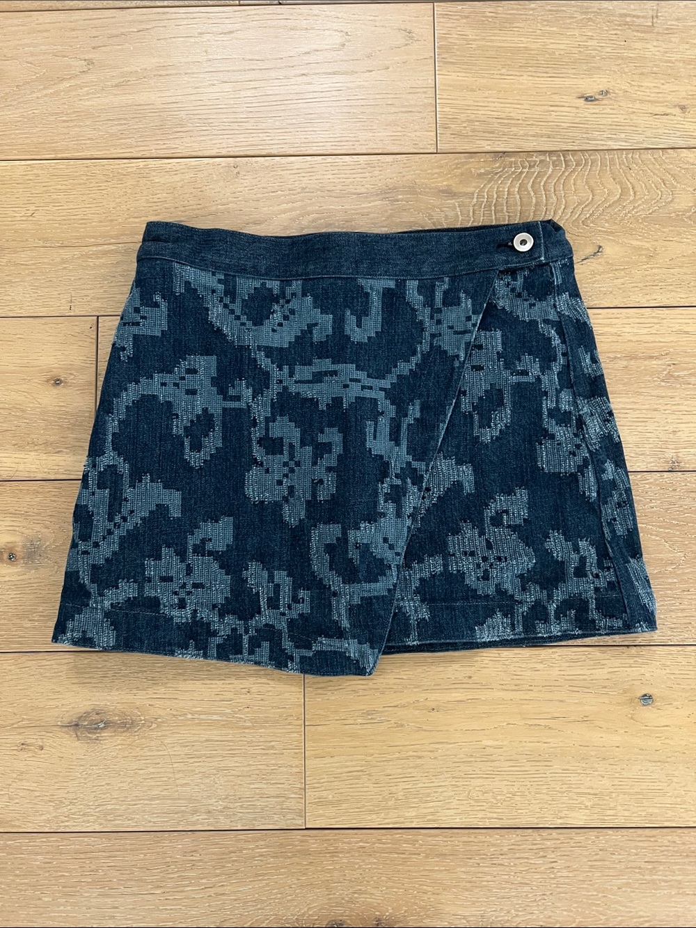 rag & bone Jean floral jacquard skirt